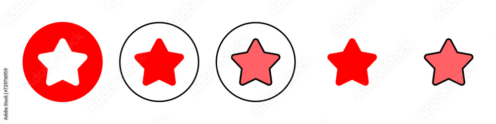 Star Icon set illustration. rating sign and symbol. favourite star icon Star Icon set illustration. rating sign and symbol. favourite star icon