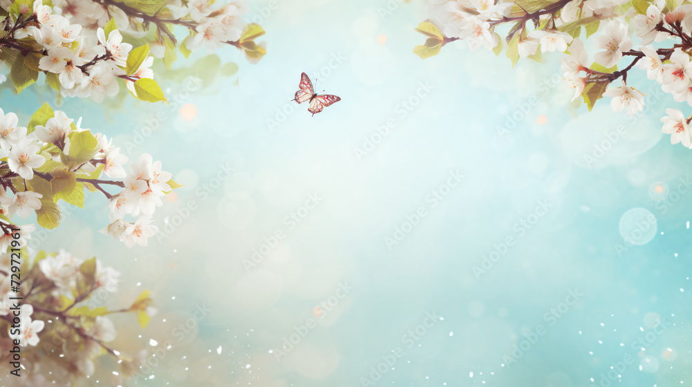 Spring background / banner / frame / card