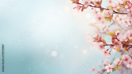 Spring background   banner   frame   card