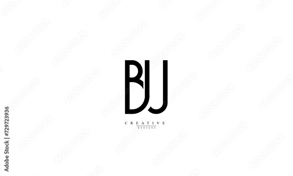 Alphabet letters Initials Monogram logo BU UB B U Alphabet letters Initials Monogram logo BU UB B U