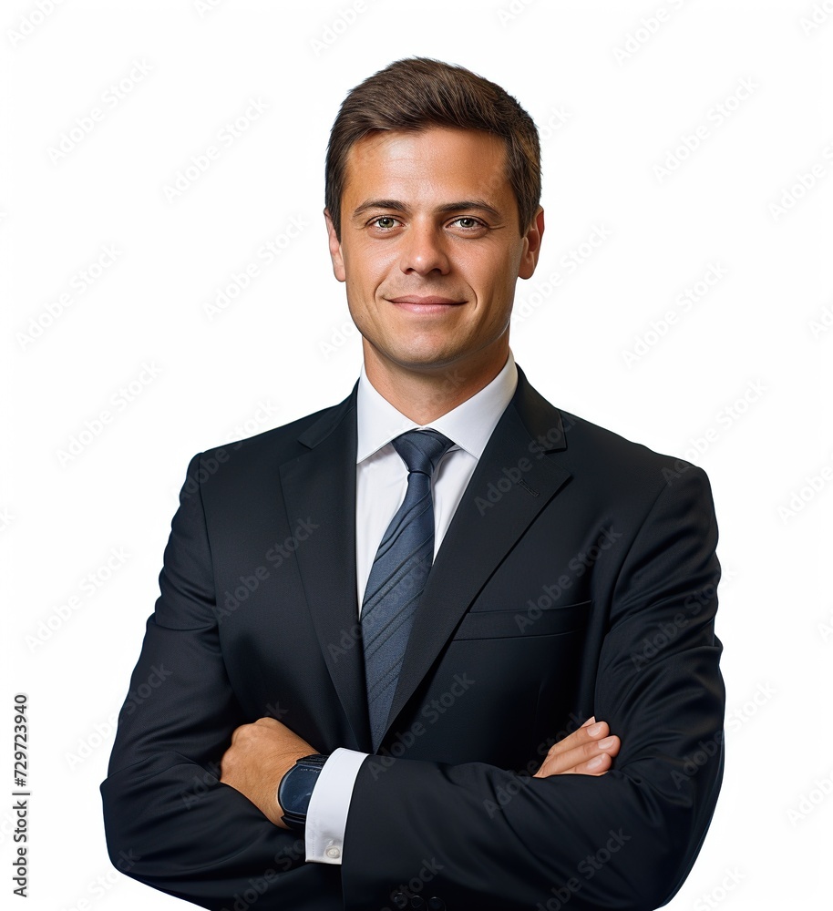 business man wearing suits at white solid background business man wearing suits at white solid background