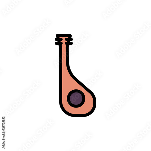 Bandura Music Folk Filled Outline Icon