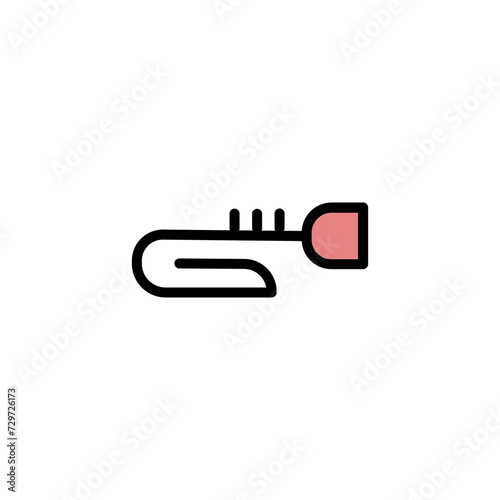 Bugle Buglet Clarion Filled Outline Icon