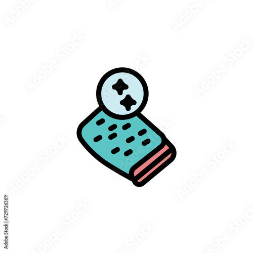 Atlas Fabric Shop Filled Outline Icon