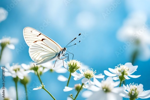 butterfly on a flower © Aqib