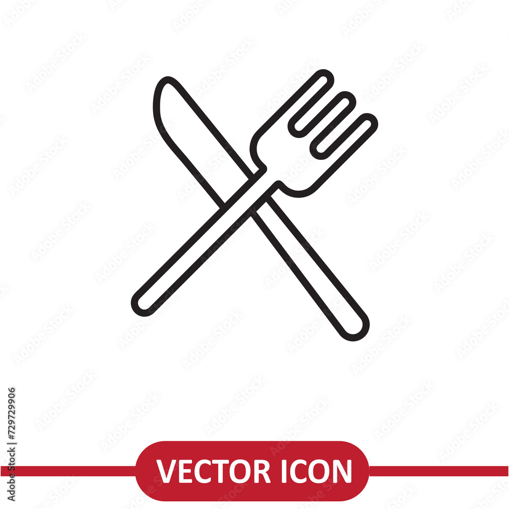 Restaurant icon vector flat simple liner illustration on whitebackground..eps Restaurant icon vector flat simple liner illustration on whitebackground..eps