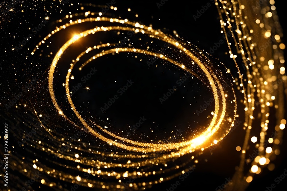 abstract background with rings