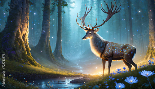 deer in the forest © Nandu Katangaza