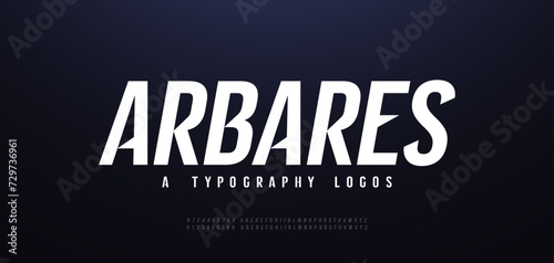 Sport abstract scifi modern logo alphabet fonts. Science fiction typography sport, technology, fashion, digital, future creative logos font. vector illustration