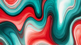Abstract background of acrylic paint in red, blue and green colors