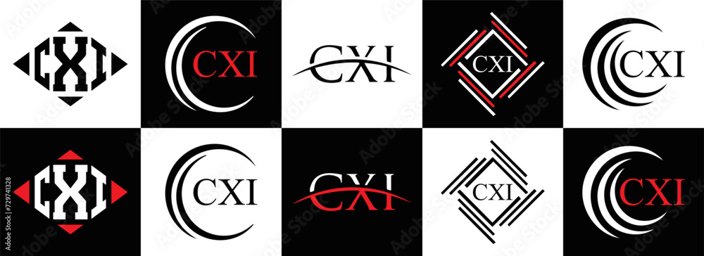 CXI logo. CXI set , C X I design. White CXI letter. CXI, C X I letter logo design. Initial letter CXI letter logo set, linked circle uppercase monogram logo. C X I letter logo vector design.
CXI logo. CXI set , C X I design. White CXI letter. CXI, C X I letter logo design. Initial letter CXI letter logo set, linked circle uppercase monogram logo. C X I letter logo vector design.