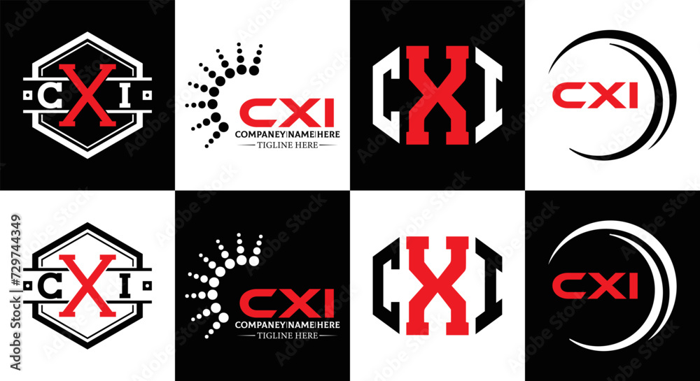 CXI logo. CXI set , C X I design. White CXI letter. CXI, C X I letter logo design. Initial letter CXI letter logo set, linked circle uppercase monogram logo. C X I letter logo vector design.
CXI logo. CXI set , C X I design. White CXI letter. CXI, C X I letter logo design. Initial letter CXI letter logo set, linked circle uppercase monogram logo. C X I letter logo vector design.