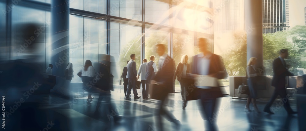 Work at the office. Busy time bussiness blurred background. Rush hour time concept Work at the office. Busy time bussiness blurred background. Rush hour time concept
