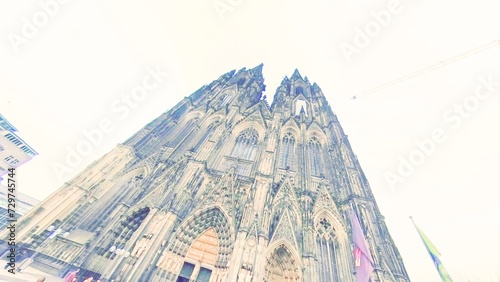 Germany Cologne Historical Gothic Ancient Cathedral church 