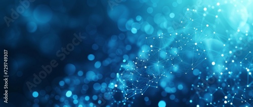 abstract blue background with dots 
