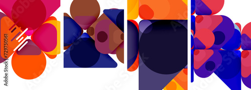 Geometric elements abstract backgrounds for wallpaper, business card, cover, poster, banner, brochure, header, website