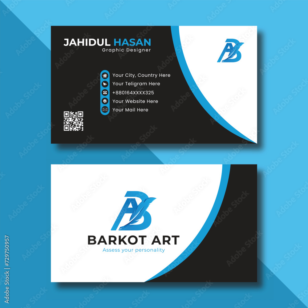 Obraz premium Business Card Design Trend