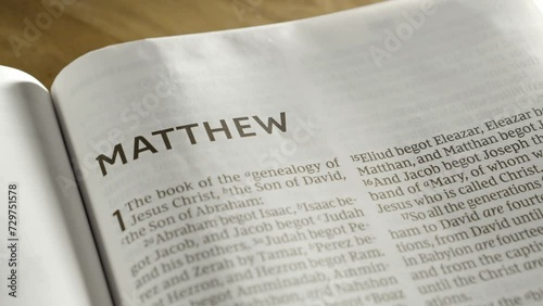 Bible - Matthew - Slide Right to Level
