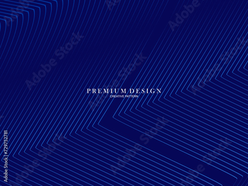 3D modern wave curve abstract presentation background. Luxury line pattern background. Abstract decoration, halftone gradient, 3d Vector illustration. Blue background.