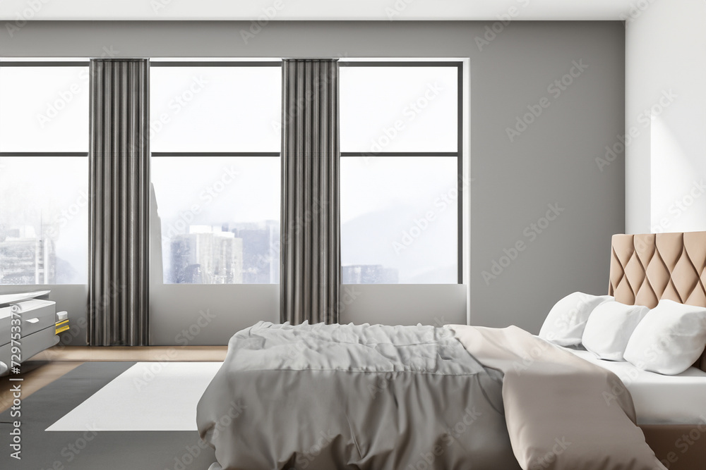 Fototapeta premium contemporary interior bedroom