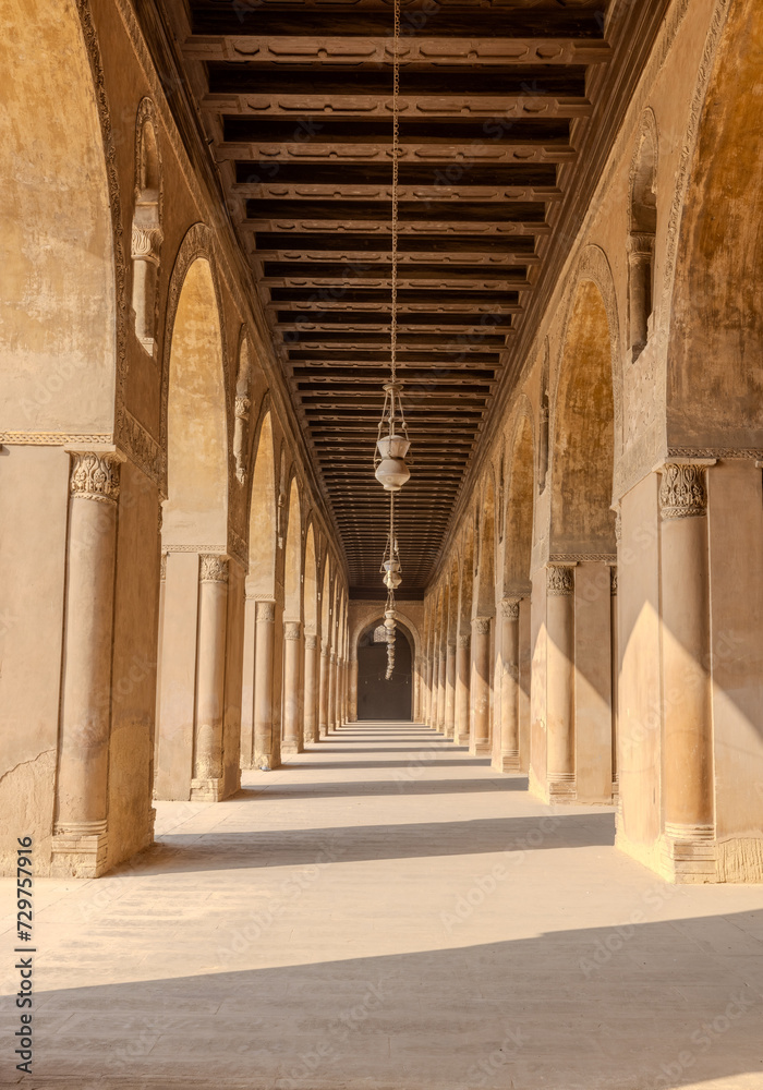 Images of Ahmed Ibn Tulun Masjid (Mosque) in Old Cairo