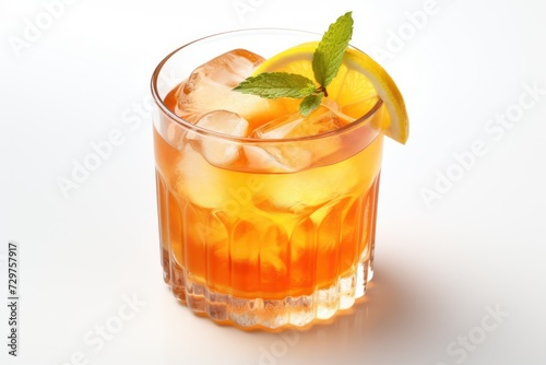 Cocktail in drinking glass