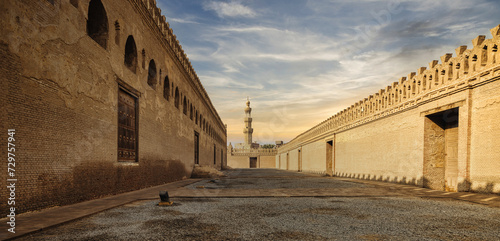 Images of Ahmed Ibn Tulun Masjid (Mosque) in Old Cairo photo