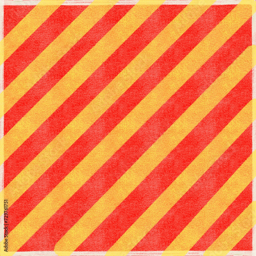 Free Download Illustration classic red and yellow stripe pattern on risograph pattern. Graphic element design for wallpaper, poster, online post. Vintage style of 70s 80s, 90s. - GFXLoad