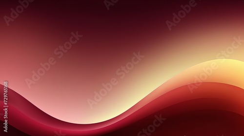 Abstract Vibrant Gradient Waves Background in Rich Reds and Warm Tones