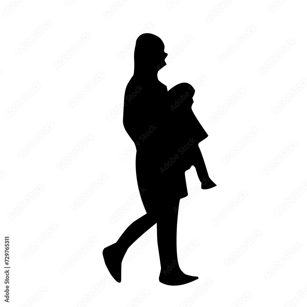 mother and baby Related Vector 