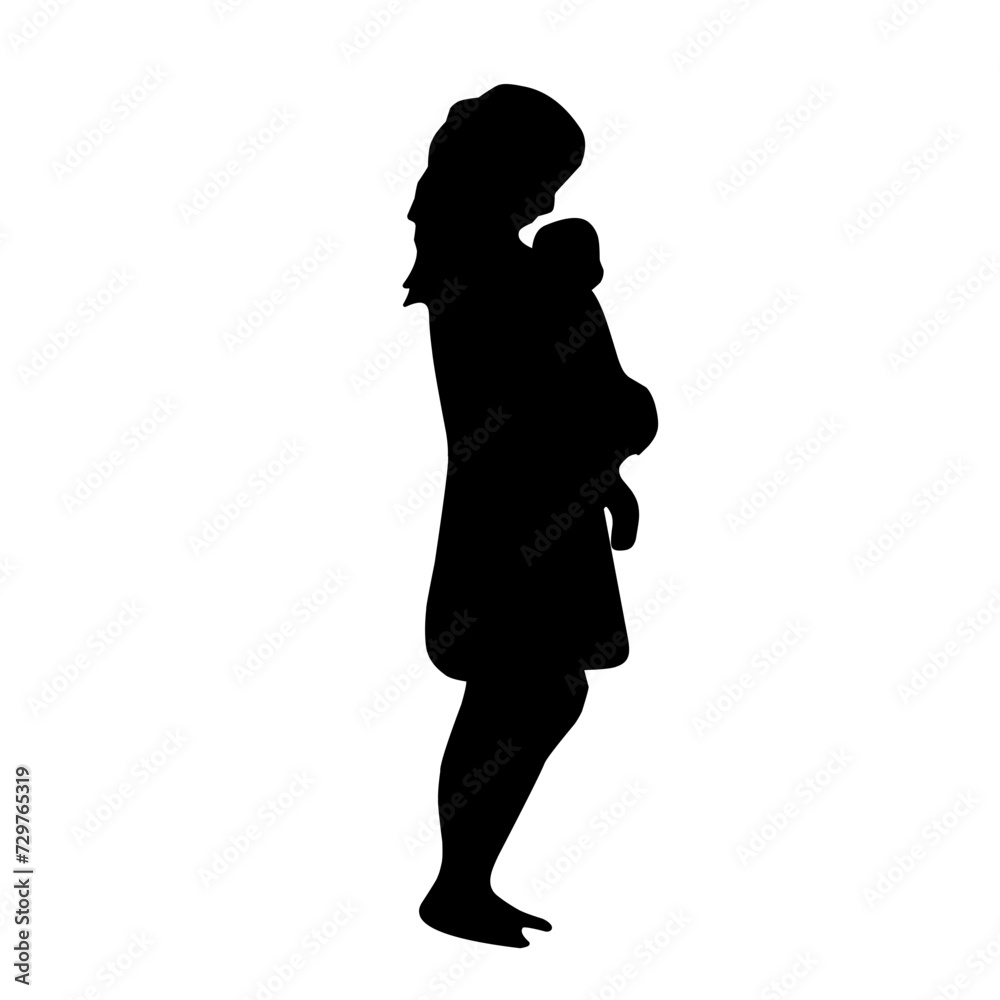 mother and baby Related Vector 