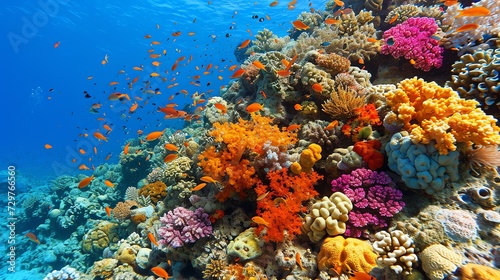 Underwater Paradise: Diverse Coral Ecosystem