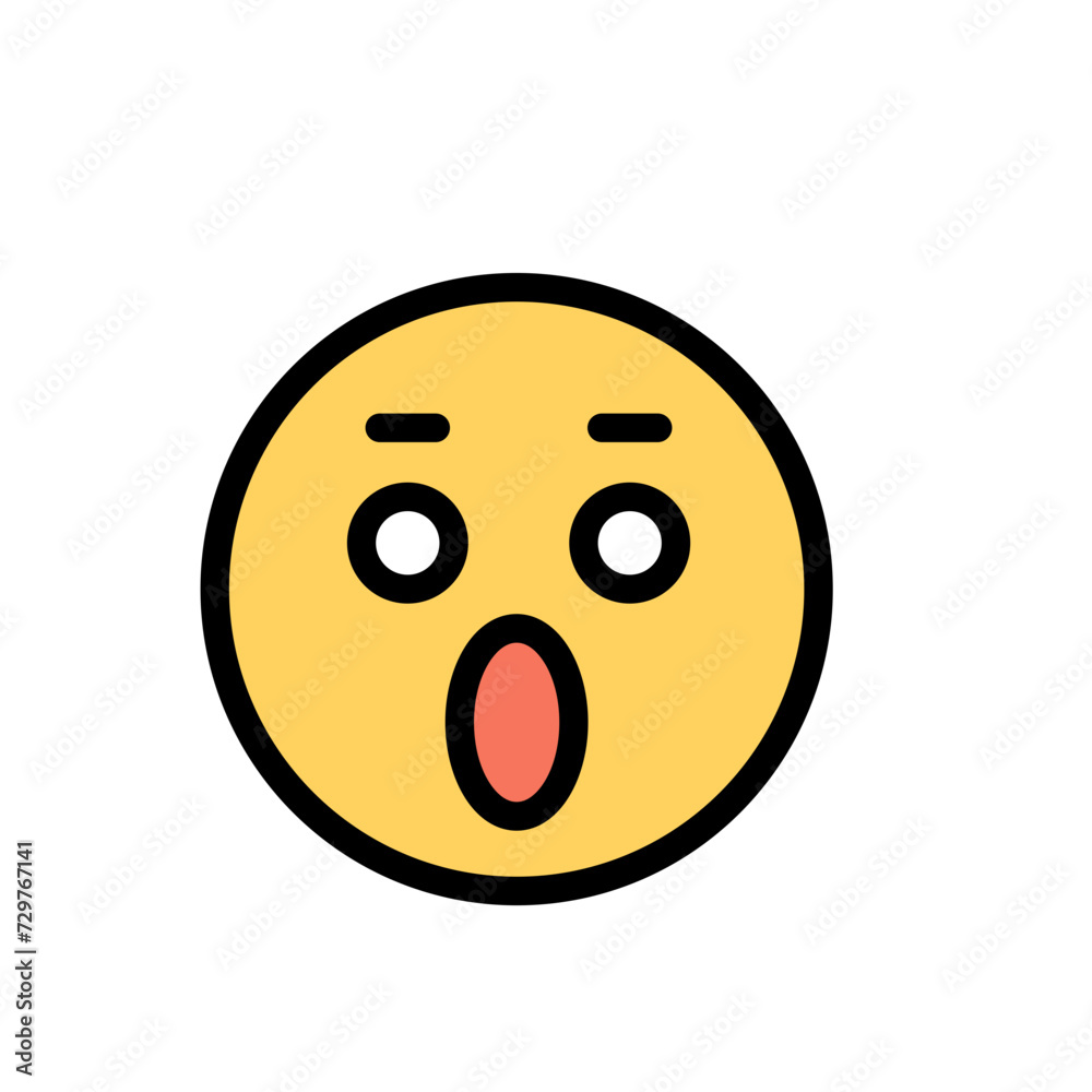 Fototapeta premium Emoji With Expressions High Quality Design Elements