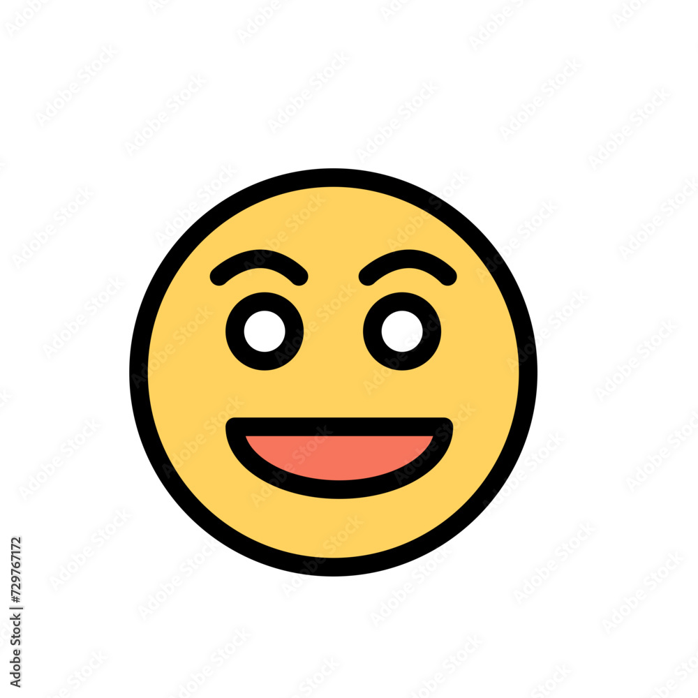 Fototapeta premium Emoji With Expressions High Quality Design Elements