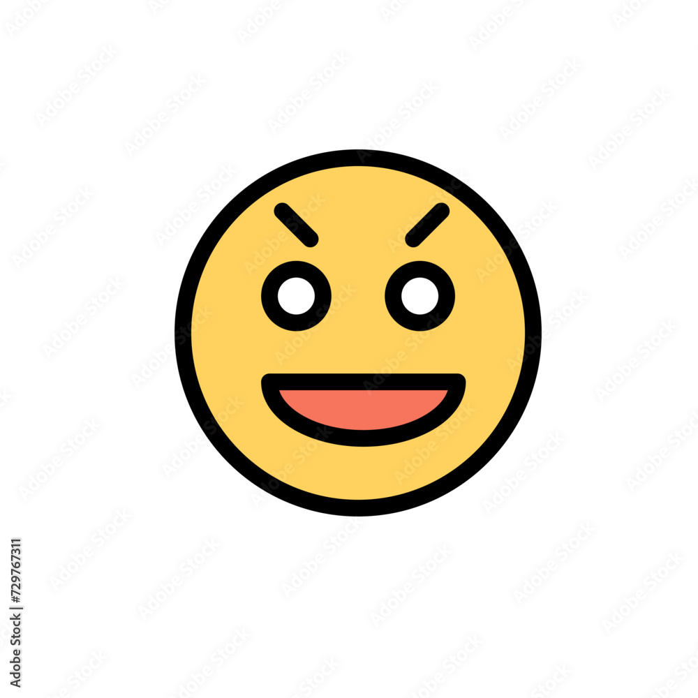 Fototapeta premium Emoji With Expressions High Quality Design Elements