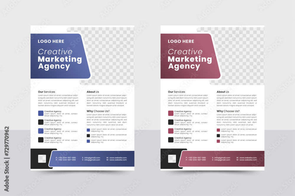a bundle of 2 templates of different colors a4 flyer template, Creative Corporate & Business Flyer Brochure Template Design, abstract business flyer, vector template design. a bundle of 2 templates of different colors a4 flyer template, Creative Corporate & Business Flyer Brochure Template Design, abstract business flyer, vector template design.