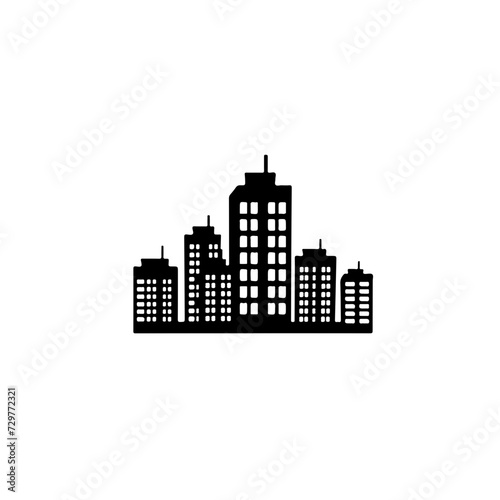 City Street Logo Monochrome Design Style © FileSource