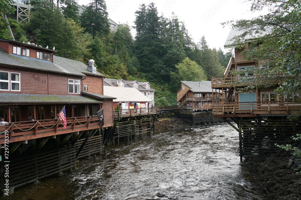 Creek Street of Ketchikan - Alaska Creek Street of Ketchikan - Alaska