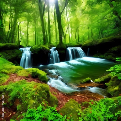 waterfall in the forest