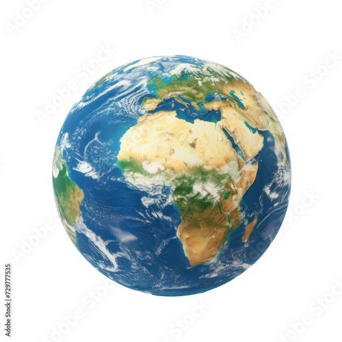 Planet Earth isolated on transparency background PNG