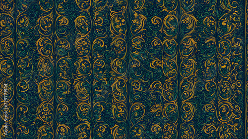 Obraz na płótnie Batik background digital illustration 