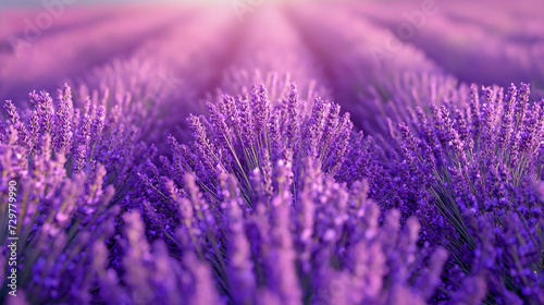 Captivating Lavender: Illustrating Fields in High-Resolution Close-Up Landscape Photography with Detail © Phrygian