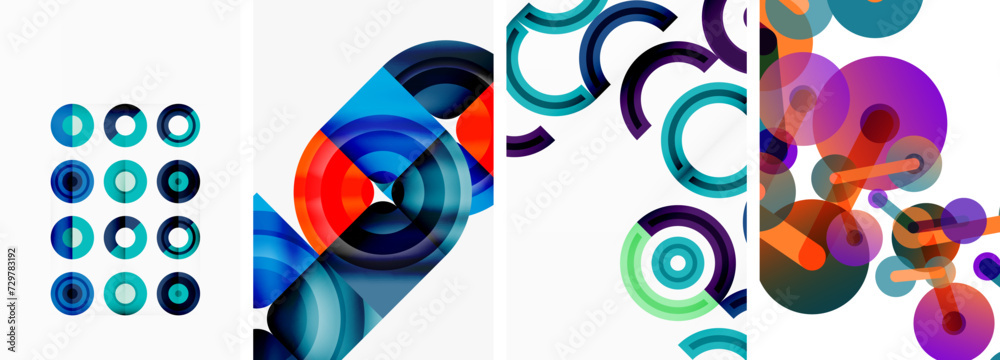 Round geometric elements and circles in background design for wallpaper, business card, cover, poster, banner, brochure, header, website Round geometric elements and circles in background design for wallpaper, business card, cover, poster, banner, brochure, header, website