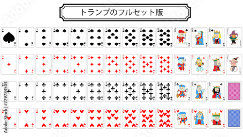 トランプフルセット（フランス形式）
