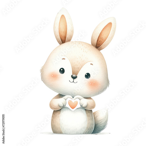 cute cartoon animal character giving heart shape banner website  happy valentine day text illustration greeting card holidays sending love happy