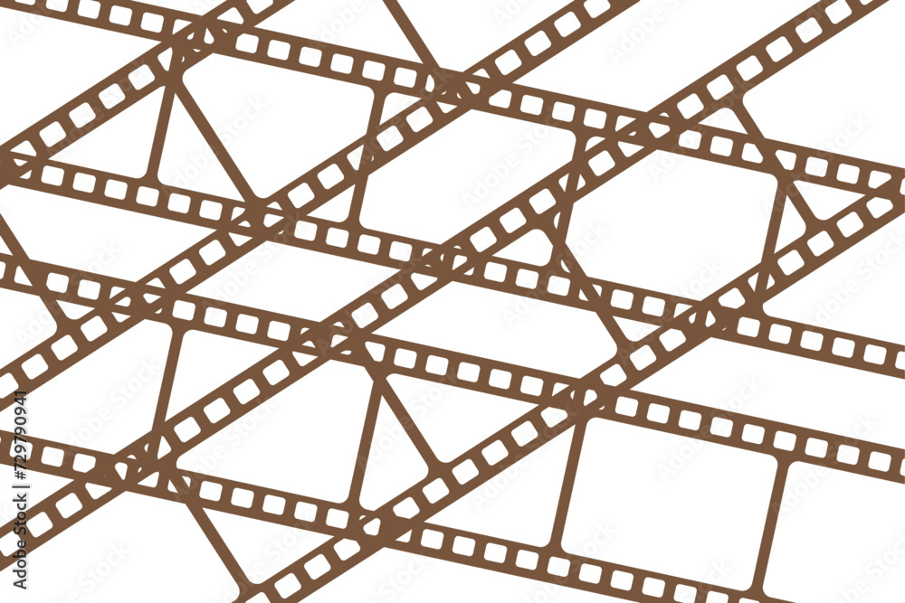Film roll vector background