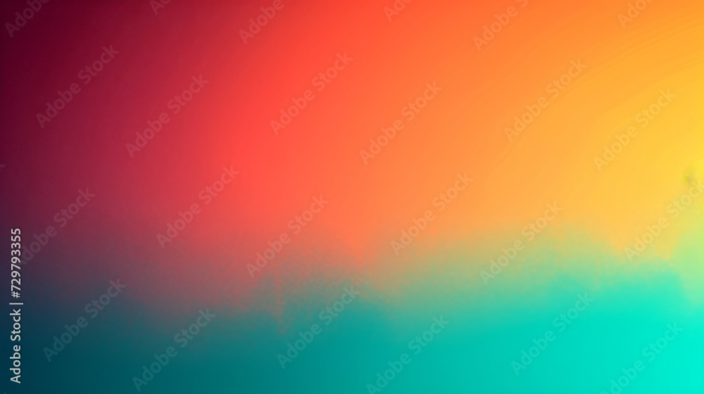Gradient background from lava orange to deep teal.