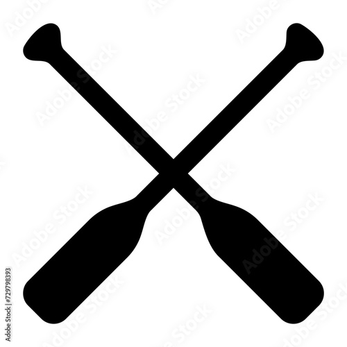 oars glyph icon