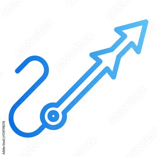 harpoon gradient icon