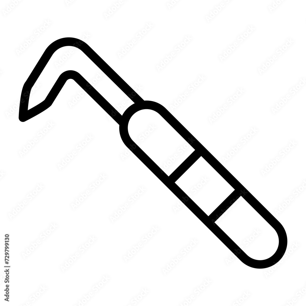 Crochet Hook Line Icon Crochet Hook Line Icon
